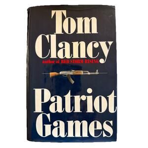 Patriot Games by Tom Clancy Hardcover Book First Edition & Printing Vintage Gift